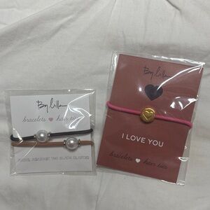 By Lilla Hair Tie and Bracelet Set (2 packs)